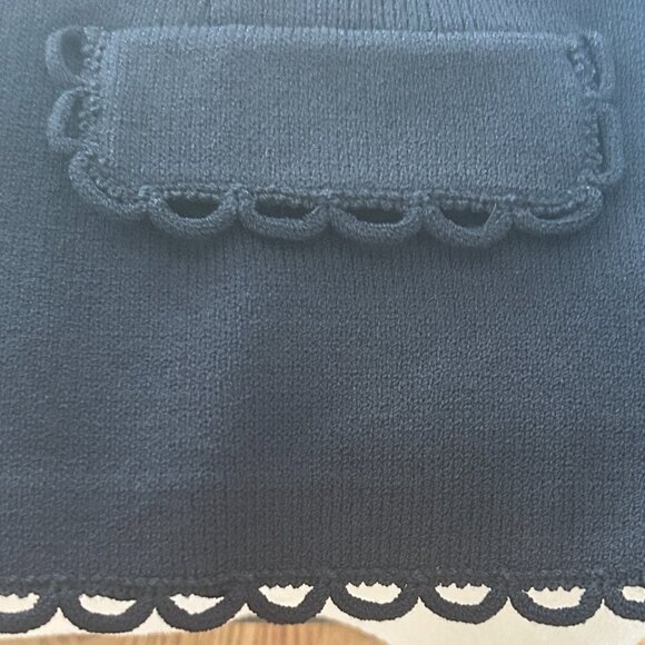 St. John Collection | Crochet Scallop Trim Jacket - Picture 5 of 16